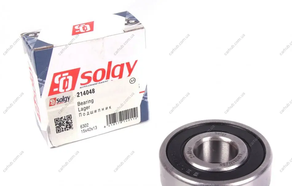 Підшипник (15x42x13) SOLGY Solgy 214048 (фото 1)