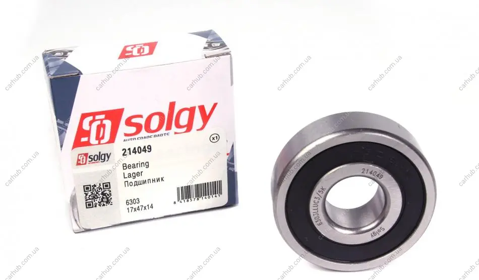 Підшипник (17x47x14) SOLGY Solgy 214049 (фото 1)