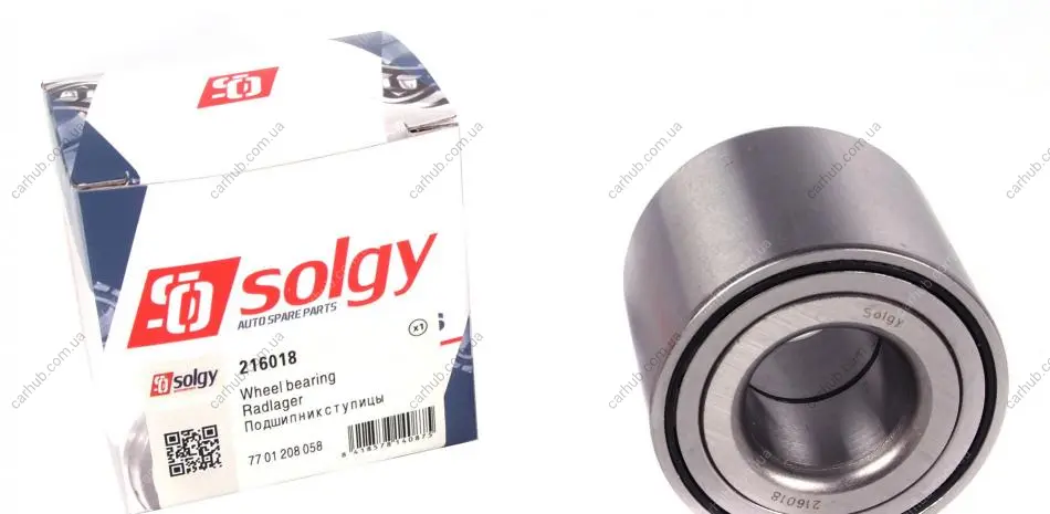 Підшипник маточини (задньої) Renault Megane II (25x55x45) SOLGY Solgy 216018 (фото 1)