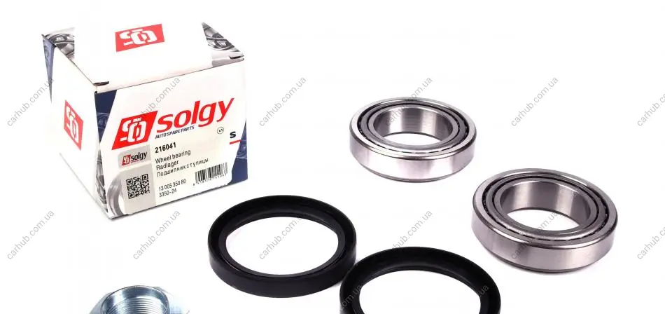 Підшипник маточини (передньої) Fiat Ducato/Peugeot Boxer/Citroen Jumper 94- (55x90x24.3) (к-кт) SOLGY Solgy 216041 (фото 1)