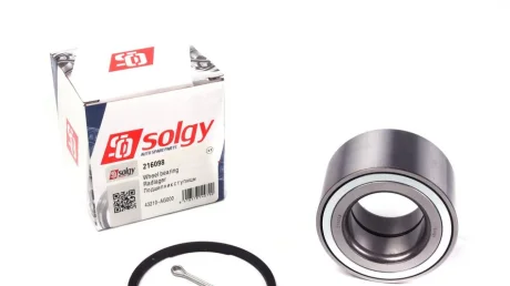 Підшипник маточини (задньої) Nissan X-Trail 01-07 (43x79x45) (к-кт) SOLGY Solgy 216098