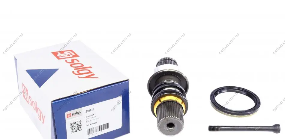 Фланець півосі передній VW T5 2.5TDI/2.0TDI (R)(42/42) (+ сальник і болт) SOLGY Solgy 216134 (фото 1)