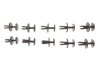 Кліпса кріплення опори капота (к-кт 10шт) MB C-class (W205)/E-class (W213)/Sprinter (W907) 14- Solgy 303040 (фото 1)