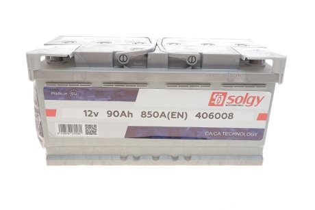 Стартерна батарея (акумулятор) Solgy 406008