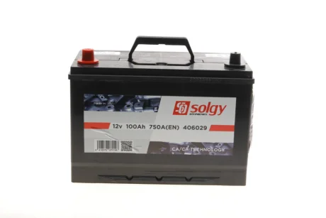 Акумуляторна батарея 100Ah/750A (303x175x227/+L/B01) (Азія) SOLGY Solgy 406029