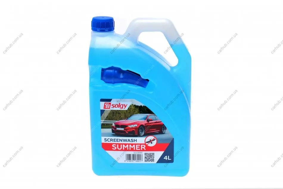 Омивач скла літо (4L) Антимошка SOLGY Solgy 501003 (фото 1)