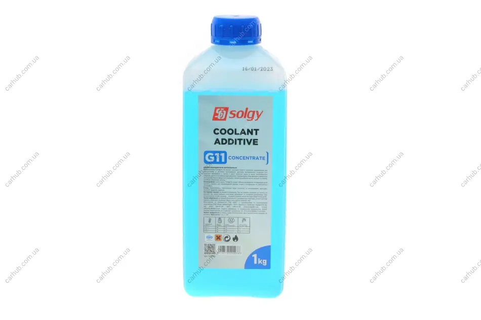 Антифриз (синій) G11 (концентрат) (1kg) SOLGY Solgy 503003 (фото 1)