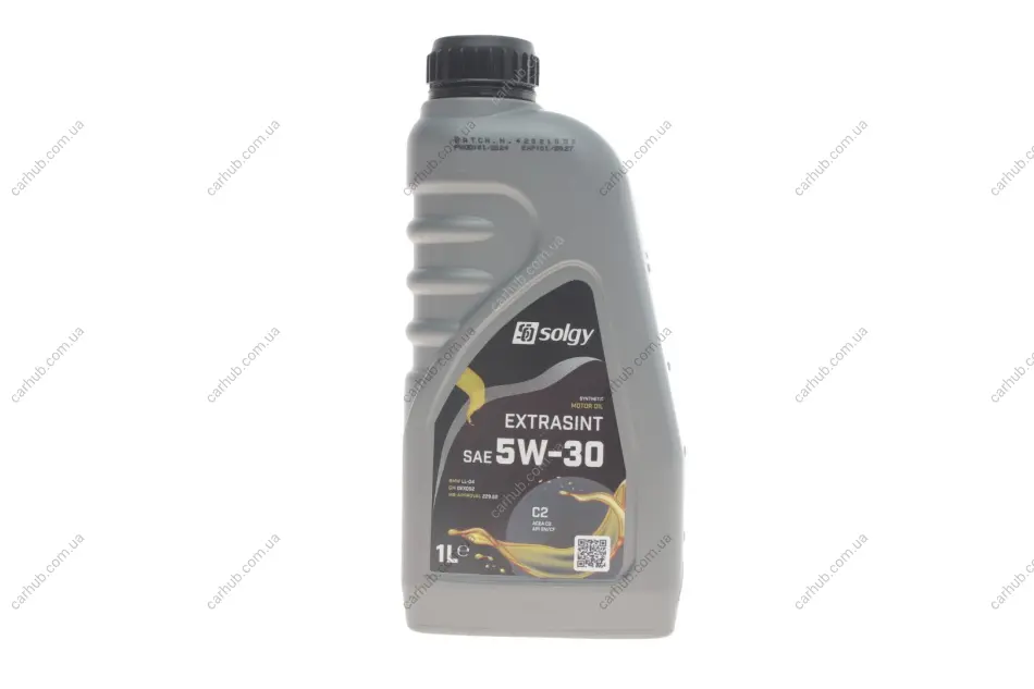 Олива 5W30 EXTRASINT C2 (1L) (API SN/CF/ACEA C2/MB 229.31/MB 229.51/MB 229.52/MB 226.5/BMW LL-04) SOLGY Solgy 504019 (фото 1)