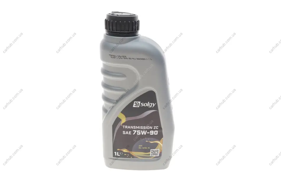 Олива 75W90 TRANSMISSION ZC (1L) (API GL4/GL-5/MB 235.0/MB 235,8/MAN 341 TYPE E2) SOLGY Solgy 504036 (фото 1)