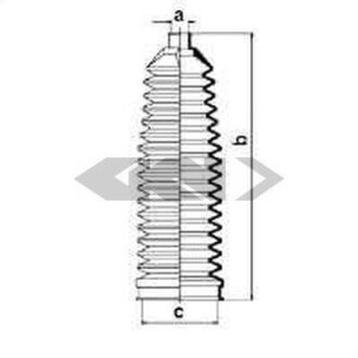 Чохол захисний лів/прав (довжина210мм 14мм/60мм) BMW 1 (E81), 1 (E82), 1 (E87), 1 (E88), 3 (E90), 3 (E91), 3 (E92), 3 (E93), X1 (E84) 1.6/2.0/2.0D 06.04-06.15 SPIDAN 84069