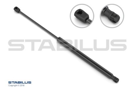 Фото амортизатор багажника, F=330N, L=49.5см, H=18.8см STABILUS 0746VC Амортизатор багажника, F=330N, L=49.5см, H=18.8см STABILUS 0746VC