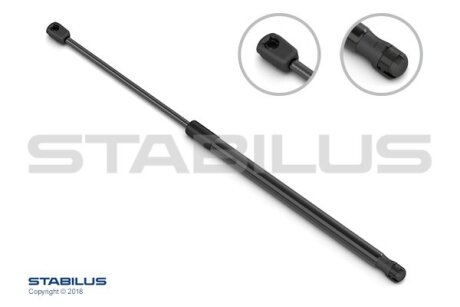 Фото амортизатор багажника, F=450N, L=42.3см, H=16.4см STABILUS 0752VQ Амортизатор багажника, F=450N, L=42.3см, H=16.4см STABILUS 0752VQ