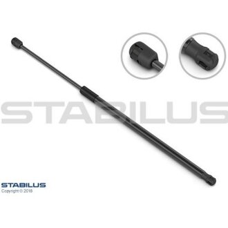 Фото амортизатор багажника, F=560N, L=52.15см, H=15.35см STABILUS 199348 Амортизатор багажника, F=560N, L=52.15см, H=15.35см STABILUS 199348