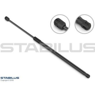 Фото амортизатор багажника, F=650N, L=33.3см, H=11.7см STABILUS 8467UA Амортизатор багажника, F=650N, L=33.3см, H=11.7см STABILUS 8467UA