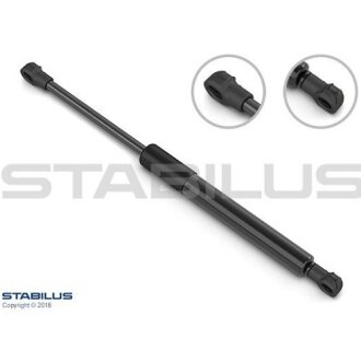 Фото амортизатор багажника, F=535N, L=47.35см, H=16.2см STABILUS 919917 Амортизатор багажника, F=535N, L=47.35см, H=16.2см STABILUS 919917