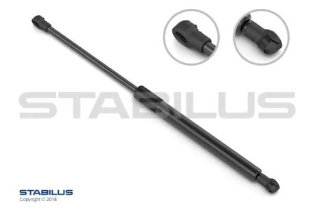 Газова пружина капота лів/прав макс довжина: 374мм, хід штока:140мм BMW 1 (E81), 1 (E82), 1 (E87), 1 (E88) COUPE/KABRIOLET/LIFTBACK 06.04-12.13 STABILUS STA0681VK