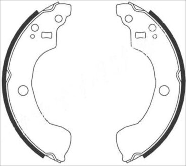 Гальмiвнi колодки барабаннi, к STARLINE BC08870