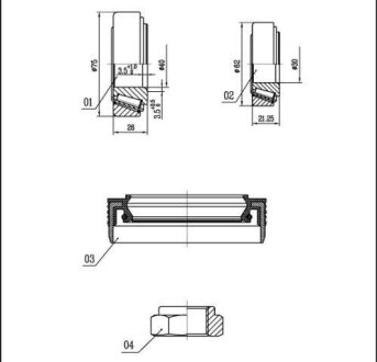 Підшипник колеса STARLINE LO03430