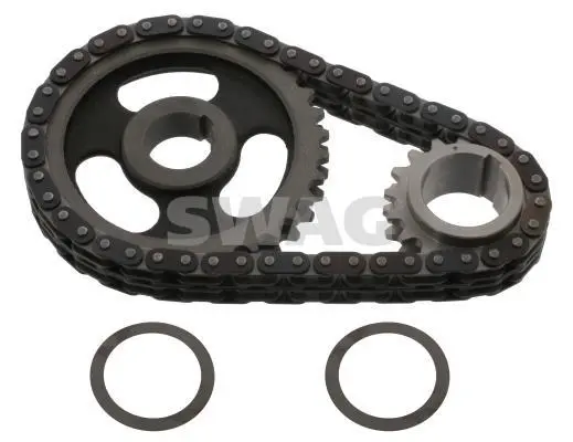 Комплект ГРМ (ланцюг + шестерня) SEAT AROSA SKODA FABIA I, FABIA I PRAKTIK, OCTAVIA I VW LUPO I 1.0/1.4 10.98-05.03 SWAG 30944729 (фото 1)