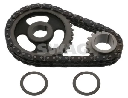 Комплект ГРМ (ланцюг + шестерня) SEAT AROSA SKODA FABIA I, FABIA I PRAKTIK, OCTAVIA I VW LUPO I 1.0/1.4 10.98-05.03 SWAG 30944729