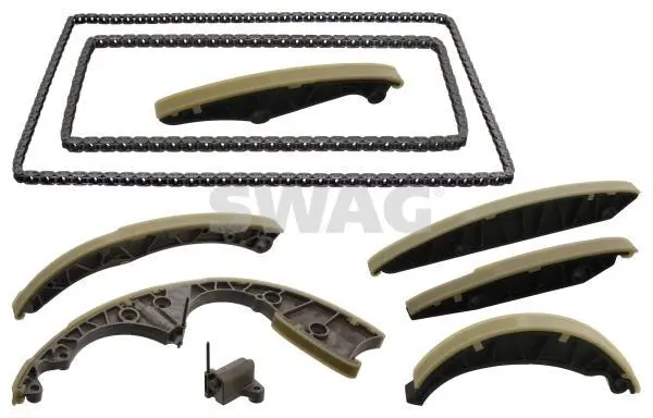 Комплект ГРМ (ланцюг + елементи) AUDI A4 ALLROAD B8, A4 B8, A5, A6 ALLROAD C7, A6 C7, A7, A8 D4, Q5, Q7 PORSCHE CAYENNE, MACAN, PANAMERA VW TOUAREG 3.0D 11.07-09.18 SWAG 30945008 (фото 1)