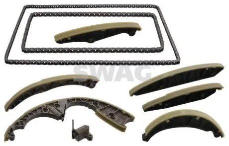 Комплект ГРМ (ланцюг + елементи) AUDI A4 ALLROAD B8, A4 B8, A5, A6 ALLROAD C7, A6 C7, A7, A8 D4, Q5, Q7 PORSCHE CAYENNE, MACAN, PANAMERA VW TOUAREG 3.0D 11.07-09.18 SWAG 30945008