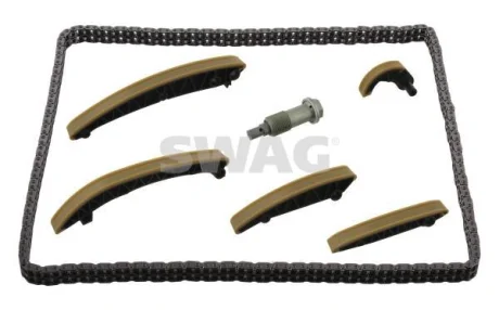 Комплект ГРМ (ланцюг + елементи) MERCEDES C (W203), C (W204), C T-MODEL (S203), C T-MODEL (S204), CLK (A209), CLK (C209), CLS (C218), CLS (C219), CLS SHOOTING BRAKE (X218), E (A207) 3.0D 01.05- SWAG 99130321