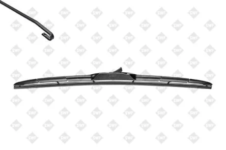 Щітка склоочисника гібридна передн із спойлером (1шт) 600мм CHEVROLET CAMARO, CRUZE, MALIBU, ORLANDO CITROEN C-CROSSER, C-CROSSER ENTERPRISE, C4 AIRCROSS HYUNDAI I10 III, I20 ACTIVE 11.05- SWF 116183