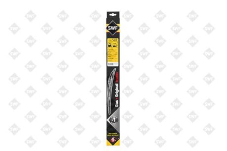 Щітка склоочисника поворотн. передн (1шт) Truck 500мм DAF 45, 55, F 1700, F 1900, F 2100, F 2300, F 2500, F 2700, F 2800, F 2900, F 3200, F 3300, F 3600 IVECO ZETA MAN F9, F90 01.59- SWF 132502