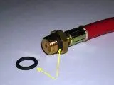 (EN) O-ring (окружність: / високого тиску / (EN) LP / HP), (EN) for HP hoses / (EN) for LP hoses, застосування - пристрої: для станції кондиціонування, тип охолоджувача: R1234yf TEXA TEX 3903945 (фото 1)