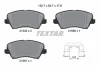 Комплект гальмівних колодок передн, HYUNDAI ELANTRA VI, I30 KIA CEE\'D, CEED, CERATO III, CERATO IV, CERATO KOUP III, PRO CEE\'D 1.0-2.0 05.13- TEXTAR 2153201 (фото 2)