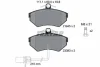 Комплект гальмівних колодок передн, AUDI A4 B5, A4 B6, A4 B7 VW PASSAT B5 1.6-3.2 11.94-06.08 TEXTAR 2194504 (фото 1)