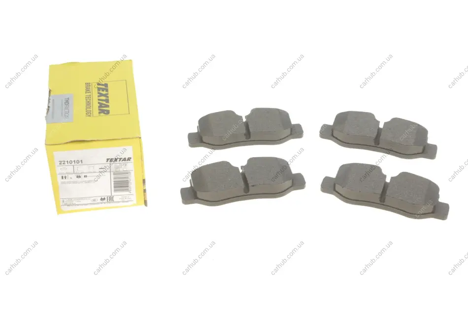 Колодки гальмівні (задні) MB Vito (W447) 14- (Brembo) Q+ TEXTAR 2210101 (фото 1)