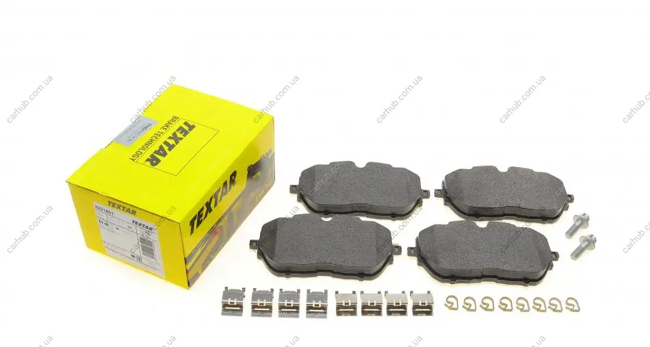 Комплект гальмівних колодок передн, CITROEN C5 AIRCROSS II PEUGEOT 3008 II, 308, 308 II, 308 III, 408 II, 508 II 1.2-Electric 09.13- TEXTAR 2221801 (фото 1)