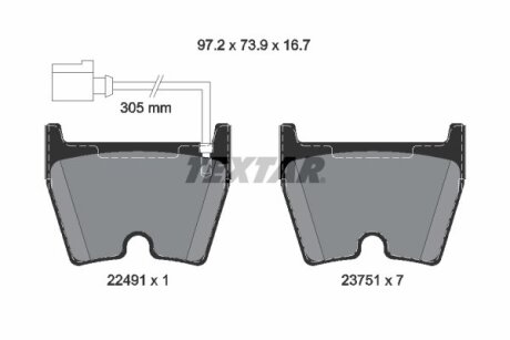 PC Pads TEXTAR 2249101
