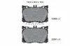 Колодки гальмівні (передні) MB C-class (W205/S205/C205)/E-class (W213) 16- (Brembo) TEXTAR 2258601 (фото 5)