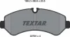 Колодки гальмівні (задні) MB Sprinter (907) 511-519 CDI 18- (Brembo) (169.2x66.6x20.5) Q+ TEXTAR 2279101 (фото 5)