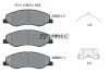 Комплект гальмівних колодок, HONDA ODYSSEY HYUNDAI GRANDEUR KIA CEE\'D, CERATO III, PRO CEE\'D 1.6/3.0/3.5 07.11- TEXTAR 2282601 (фото 1)