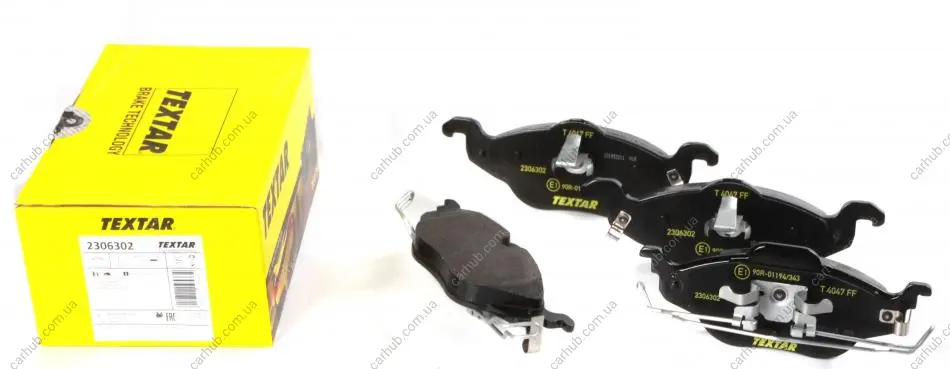 Комплект гальмівних колодок передн, CHEVROLET ASTRA, CORSA OPEL ASTRA G, ASTRA G CLASSIC 1.2-2.0D 08.94-12.11 TEXTAR 2306302 (фото 1)