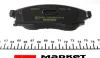 Комплект гальмівних колодок передн, OPEL COMBO, COMBO TOUR, CORSA C, MERIVA A, TIGRA 1.0-1.8 09.00- TEXTAR 2322501 (фото 4)