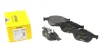 Комплект гальмівних колодок передн, FORD FIESTA V, FOCUS I, TOURNEO CONNECT, TRANSIT CONNECT 1.4D-2.0 11.01-12.13 TEXTAR 2344004 (фото 1)