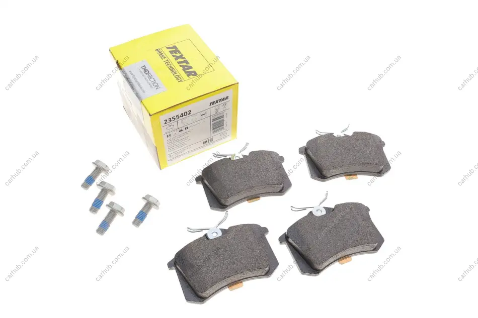 Колодки гальмівні (задні) VW Caddy III 04-/Peugeot 308 07-/Citroen C4 04- (Lucas) (87x53x17.2) TEXTAR 2355402 (фото 1)