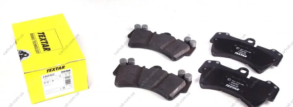 Колодки гальмівні (передні) Audi Q7/Porsche Cayenne/ VW Touareg 3.0-6.0 02- (Brembo) TEXTAR 2369302 (фото 1)