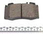 Колодки гальмівні (передні) MB C-class/CLK 1.8-5.5 98- (Brembo) Q+ TEXTAR 2374502 (фото 4)