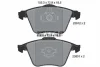 Комплект гальмівних колодок передн, VOLVO C30, C70 II, S40 II, V40, V50 FORD FOCUS II MAZDA 3 SAAB 9-3, 9-3X 1.5-Electric 09.02-08.19 TEXTAR 2391201 (фото 1)