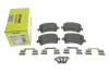 Комплект гальмівних колодок задн, AUDI A3, A6 C6, TT SEAT LEON, LEON SC, LEON ST SKODA OCTAVIA III, SUPERB II VW CC B7, EOS, GOLF V, GOLF VI, PASSAT ALLTRACK B7, PASSAT B6 1.4-4.2 07.03-10.20 TEXTAR 2391402 (фото 4)