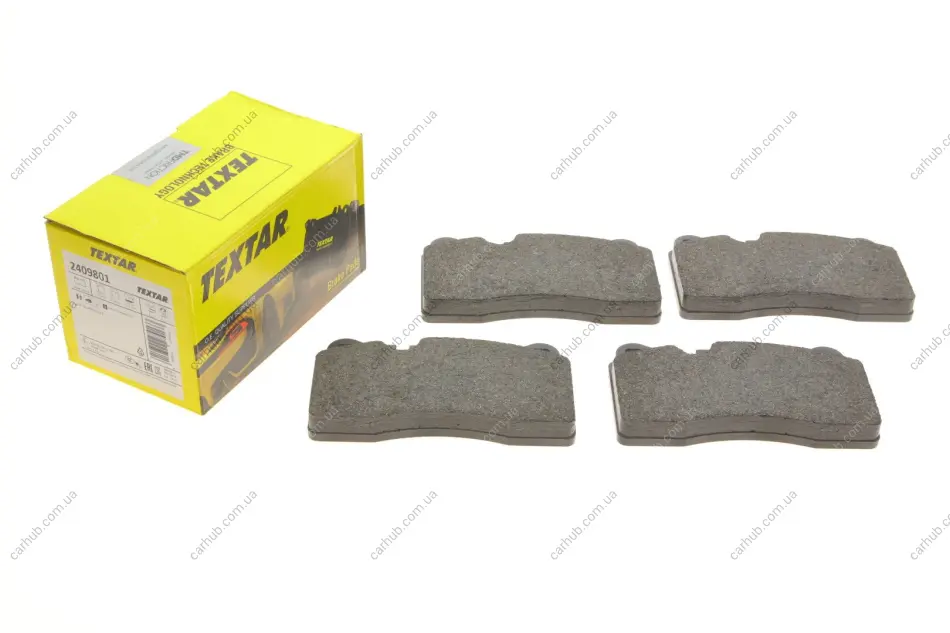 Колодки гальмівні (передні) VW Touareg 02- (Brembo) TEXTAR 2409801 (фото 1)