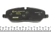 Комплект гальмівних колодок передн, LAND ROVER DISCOVERY III, DISCOVERY IV, RANGE ROVER III, RANGE ROVER SPORT I 2.7D-4.4 03.02-12.18 TEXTAR 2419101 (фото 4)