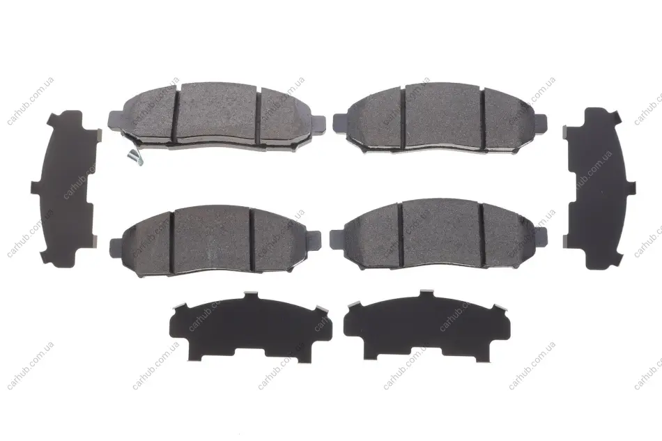 Комплект гальмівних колодок передн, NISSAN LEAF, NAVARA, NAVARA NP300, NP300, NV200, NV200 / EVALIA, PATHFINDER III, XTERRA 2.5D-Electric 05.98- TEXTAR 2422701 (фото 1)