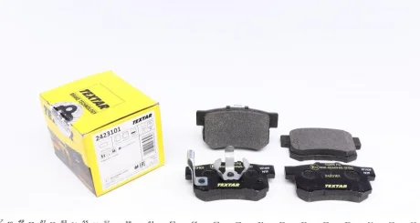 Комплект гальмівних колодок задн, ACURA RDX HONDA ACCORD IX, ACCORD VIII, CIVIC III, CIVIC IV, CROSSTOUR I, CR-V II, CR-V III, CR-V IV, CR-V V, FR-V, JAZZ II, STREAM 1.4-3.5 03.86- TEXTAR 2423101
